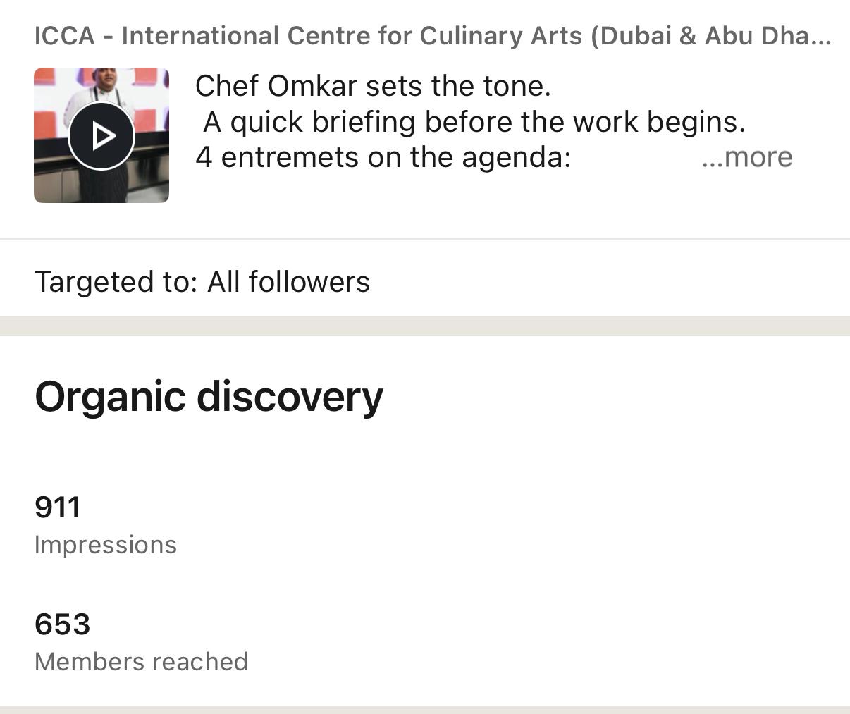 LinkedIn — during event analytics 1