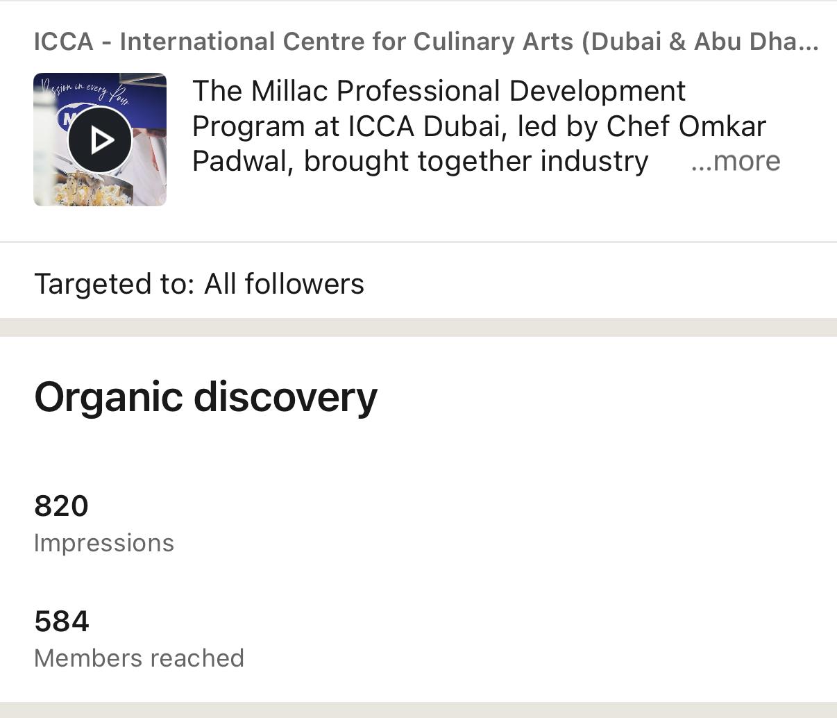 LinkedIn — post-event video analytics